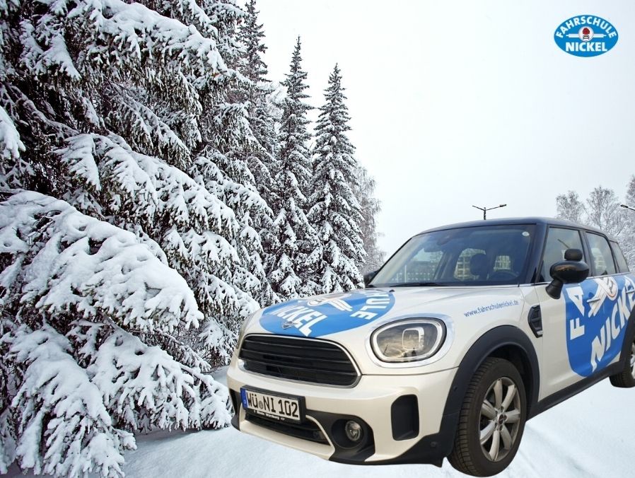 Im Winter Fahren lernen