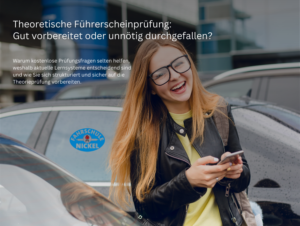 Theoretische Führerscheinprüfung Alles was du wissen musst-Fahrschule Nickel